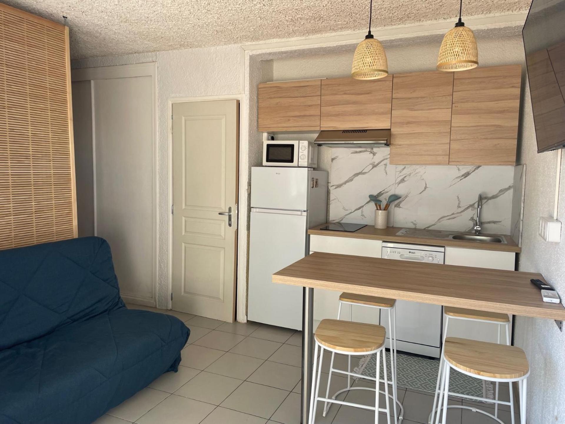 Studio Cosy A 300M De La Mer, Face Aux Festivals, Derriere La Night Life Le Barcarès Dış mekan fotoğraf